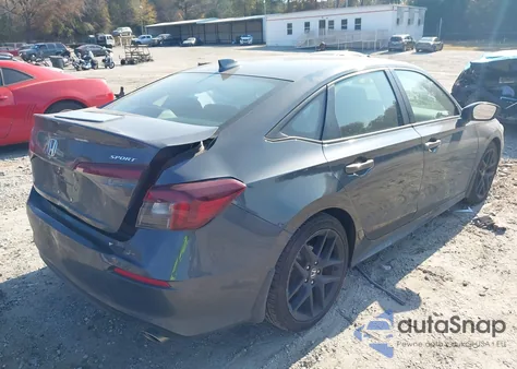 2025 Honda Civic Sport из США, поврежденный, VIN 2HGFE2F58SH500885